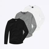 AO L/S Curve-Hem Tee 3-Pack