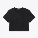Almost Friday Tee Cropped | White Classic-fit PYCA Pro®