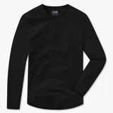 AO Long Sleeve Curve-Hem Tee | Black Signature-fit PYCA Pro®