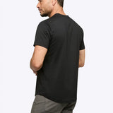 AO V-Neck Curve-Hem Tee | White Signature-fit PYCA Pro®