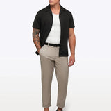 Capri Camp Collar | Black Signature-Fit