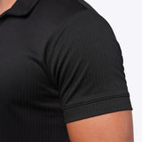 SoHo Ribbed Polo | Pacific Blue Signature-Fit