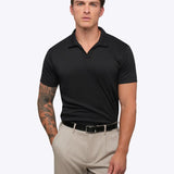 SoHo Ribbed Polo | Pacific Blue Signature-Fit