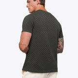Riviera Knit Textured Tee | Sand Dune Signature-Fit