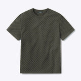 Riviera Knit Textured Tee | Sand Dune Signature-Fit