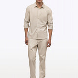 SoHo Long Sleeve Button Up | Sand Dune Signature-fit