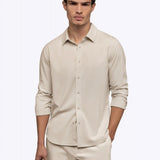 SoHo Long Sleeve Button Up | Sand Dune Signature-fit