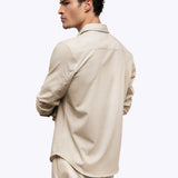 SoHo Long Sleeve Button Up | Sand Dune Signature-fit