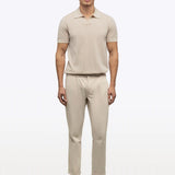 Riviera Knit Polo | Black Signature-Fit