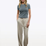 Tomboy Tee | White Slim-Fit Tomboy-Cotton™