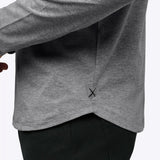 AO Long Sleeve Curve-Hem Tee | Black Signature-fit PYCA Pro®