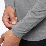 AO Long Sleeve Curve-Hem Tee | Black Signature-fit PYCA Pro®