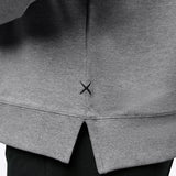 Hyperloop Pullover Split-Hem | Heather Grey Signature-fit
