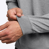 Hyperloop Pullover Split-Hem | Heather Grey Signature-fit