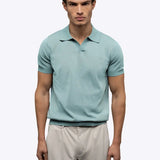 Riviera Knit Polo | Black Signature-Fit
