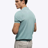Riviera Knit Polo | Black Signature-Fit