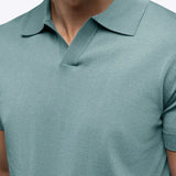 Riviera Knit Polo | Black Signature-Fit