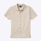 Riviera Knit Button Up | Burnt Oak Signature-Fit