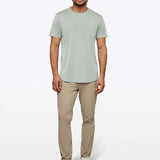 AO Curve-Hem Tee | White Signature-fit PYCA Pro®