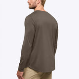AO Long Sleeve Curve-Hem Tee | Black Signature-fit PYCA Pro®