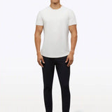 AO Curve-Hem Tee | White Signature-fit PYCA Pro®