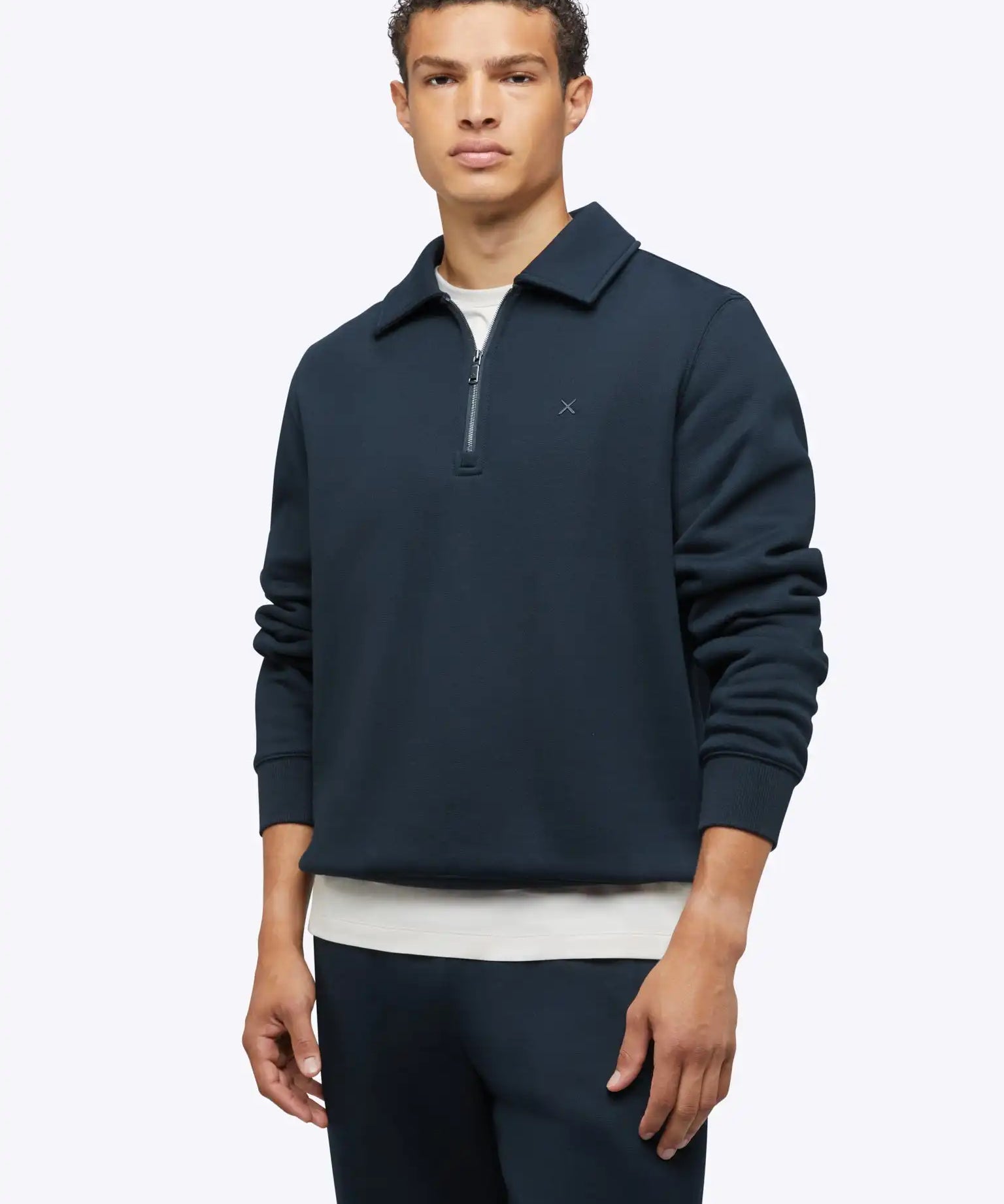 Divine Fleece Q-Zip | Obsidian Classic-fit