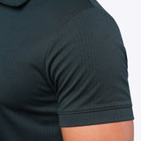 SoHo Ribbed Polo | Pacific Blue Signature-Fit