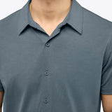 AO Button Up | Black Signature-Fit PYCA Pro®