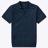 Riviera Knit Polo | Black Signature-Fit