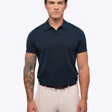 Riviera Knit Polo | Black Signature-Fit