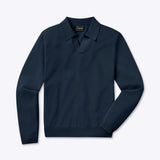 Riviera Knit Long Sleeve Polo | Merlot Signature-Fit