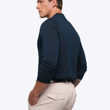 Riviera Knit Long Sleeve Polo | Merlot Signature-Fit