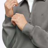 Divine Fleece Q-Zip | Obsidian Classic-fit