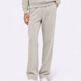 Divine Fleece Oversized Straight-Leg Sweatpant | Parchment
