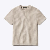 Riviera Knit Textured Tee | Sand Dune Signature-Fit