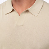 Riviera Knit Long Sleeve Polo | Merlot Signature-Fit