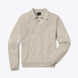 Riviera Knit Long Sleeve Polo | Merlot Signature-Fit