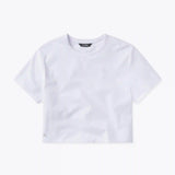 Almost Friday Tee Cropped | White Classic-fit PYCA Pro®