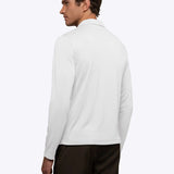 SoHo Ribbed Long Sleeve Polo | Sand Dune Signature-Fit