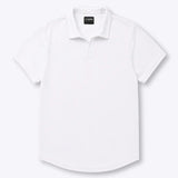 SoHo Ribbed Polo | Pacific Blue Signature-Fit