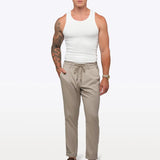 Essential Fitted Rib Tank | Black Form-Fitting